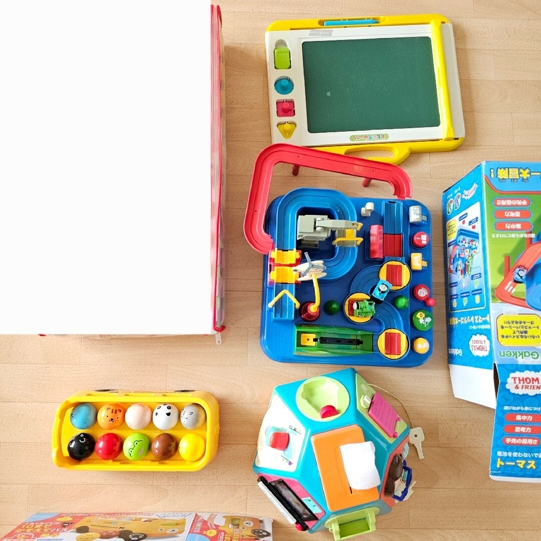 KUMON - 3点知育玩具手器用に数えアンパンマンパズルまとめ売りの通販