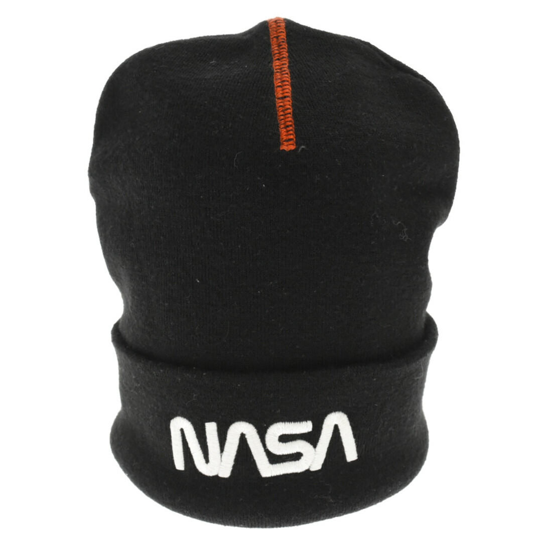 HERON PRESTON ヘロンプレストン NASA ビーニー ニット帽 ブラック