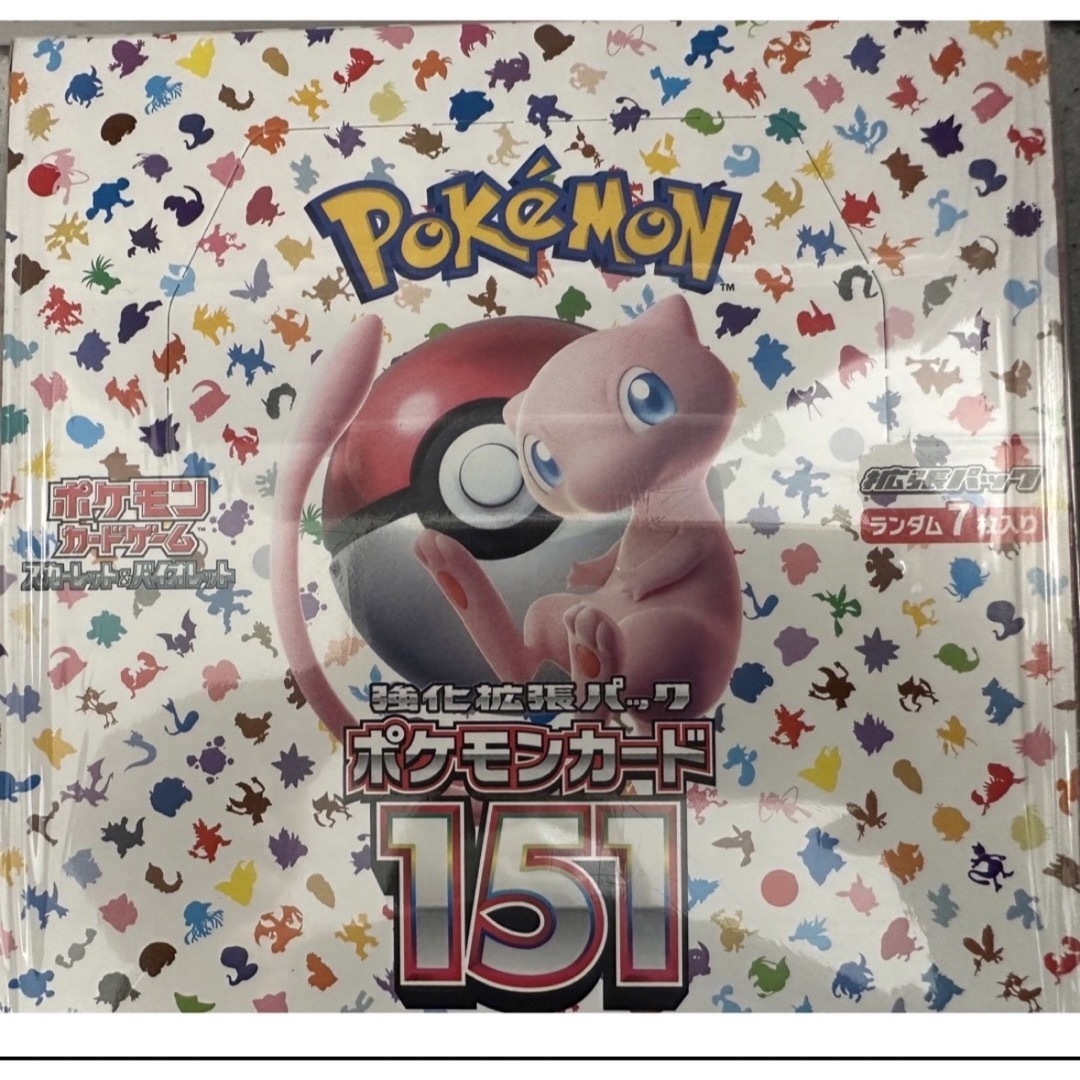 ポケモン１５１BOXシュリンク付-