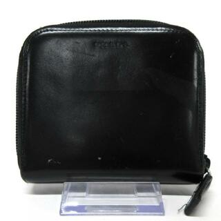 プラダ(PRADA)のプラダ 2つ折り財布 - 1M0521 黒 レザー(財布)