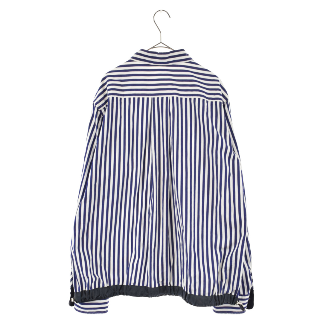 Sacai サカイ 23SS Thomas Mason / S Cotton Poplin L/S Shirt コットンポプリンストライプ長袖シャツ 23-03017M ブルー