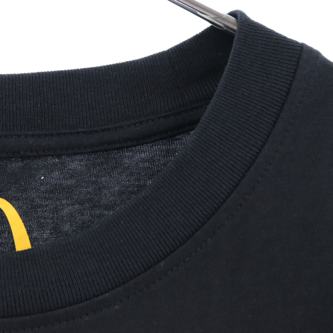 Palace Skateboards パレススケートボーズ 23AW ×McDonald's LOGO T-SHIRT マクドナルドコラボ フロントロゴプリント半袖Tシャツ クルーネックカットソー ブラック