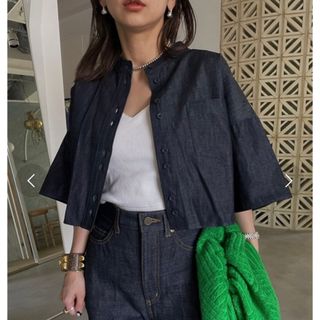 AMERI MINIMAL DENIM SHIRT