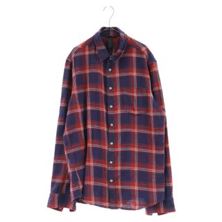 クロムハーツ LOOSEENDS LS CHECK/ルーズエンド チェック柄胸ポケット長袖シャツ メンズ M