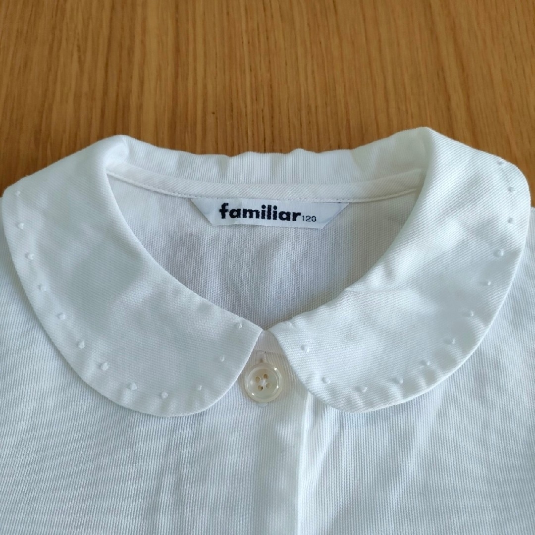 familiar - ファミリア ブラウス 白 長袖 お受験 フォーマルの通販 by