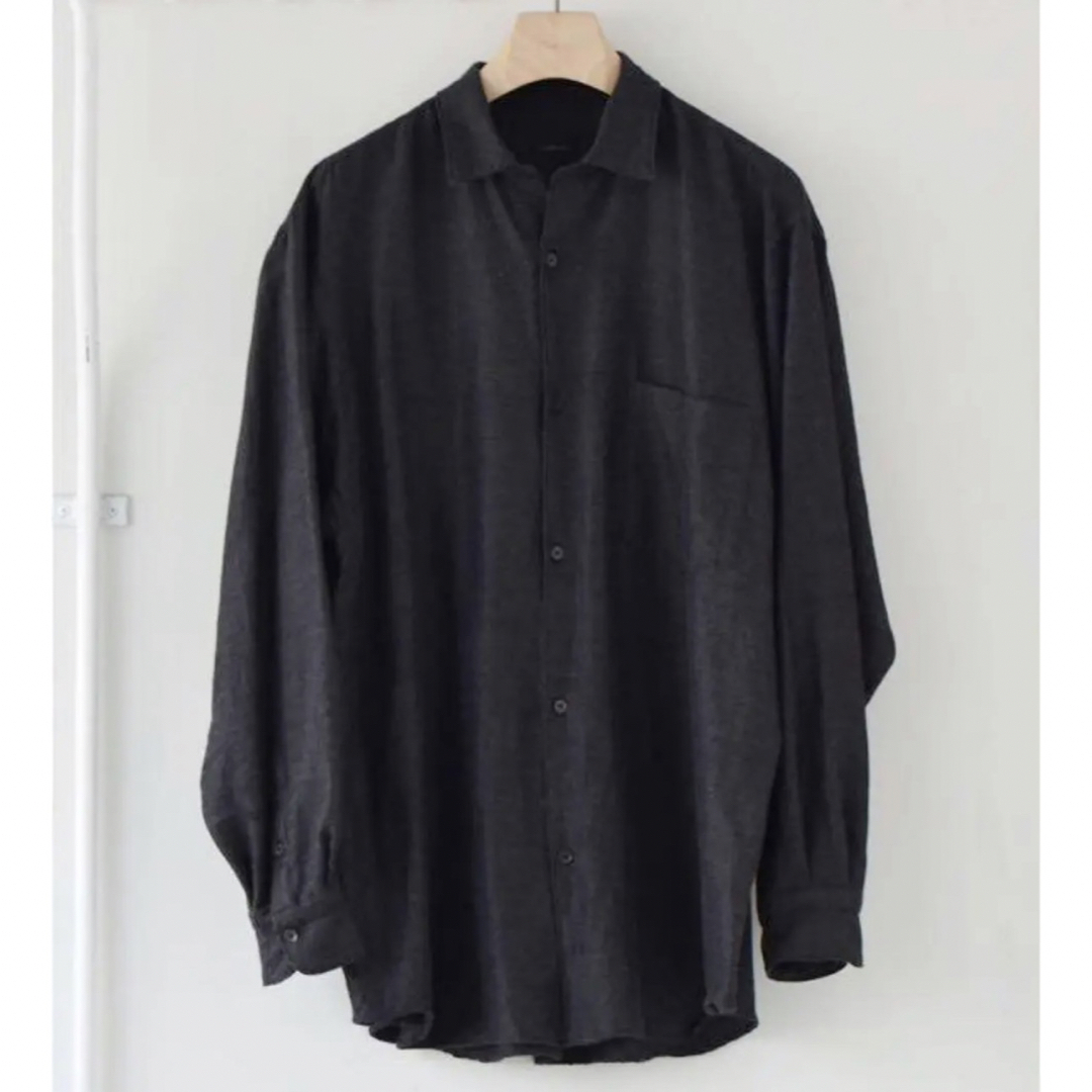 21ss COMOLI コモリ ウールシルクシャツ T01-02003