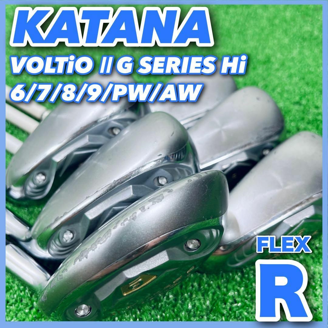 KATANA - カタナゴルフ VOLTiO Ⅱ G SERIES メンズ アイアン 6本 右