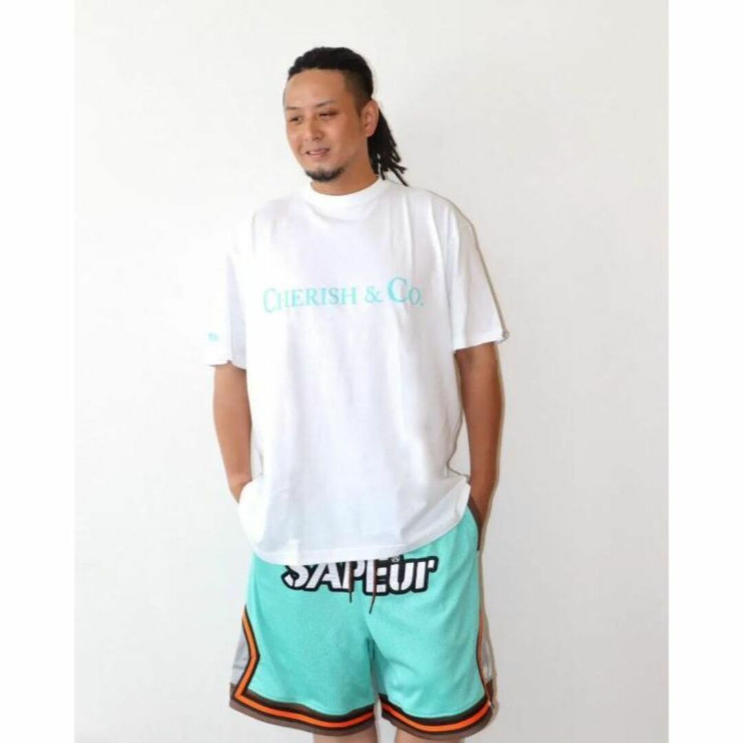 L WHITE 即発送 SAPEur CHERISH \u0026 CO. S/S TEE