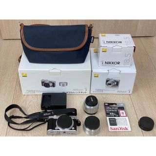 ニコン(Nikon)の【うっちー様専用】Nikon 1 J5 ダブルレンズキット(ミラーレス一眼)