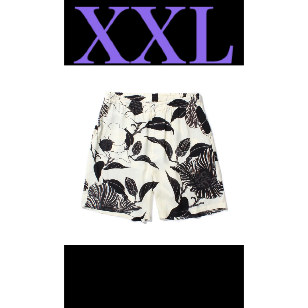 GAKKIN BUDSPOOL 廻り花 HAWAIIAN SHORTS XXL