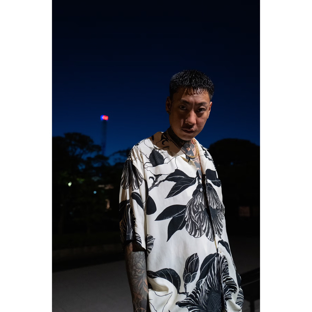 GAKKIN BUDSPOOL 廻り花 HAWAIIAN SHORTS XXL