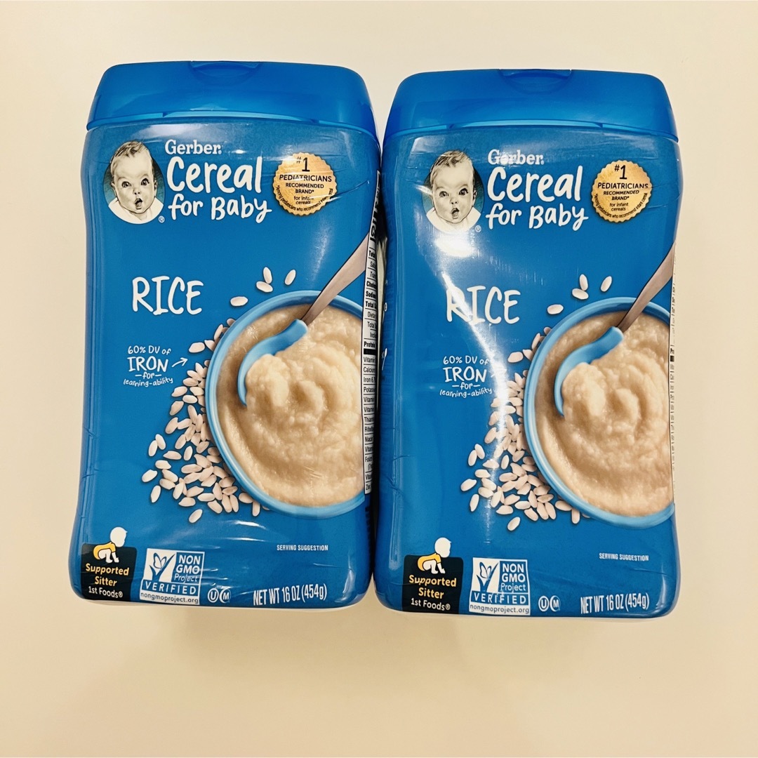 大容量454g】Gerber ガーバー ライスシリアル - 授乳、食事用品 大容量454g】Gerber ガーバー ライスシリアル - 授乳、食事用品