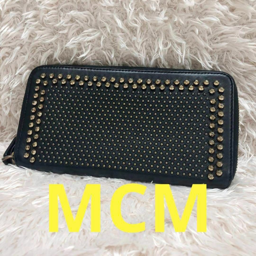 【週末値下げ中】MCM ラウンドファスナー 長財布 レディース