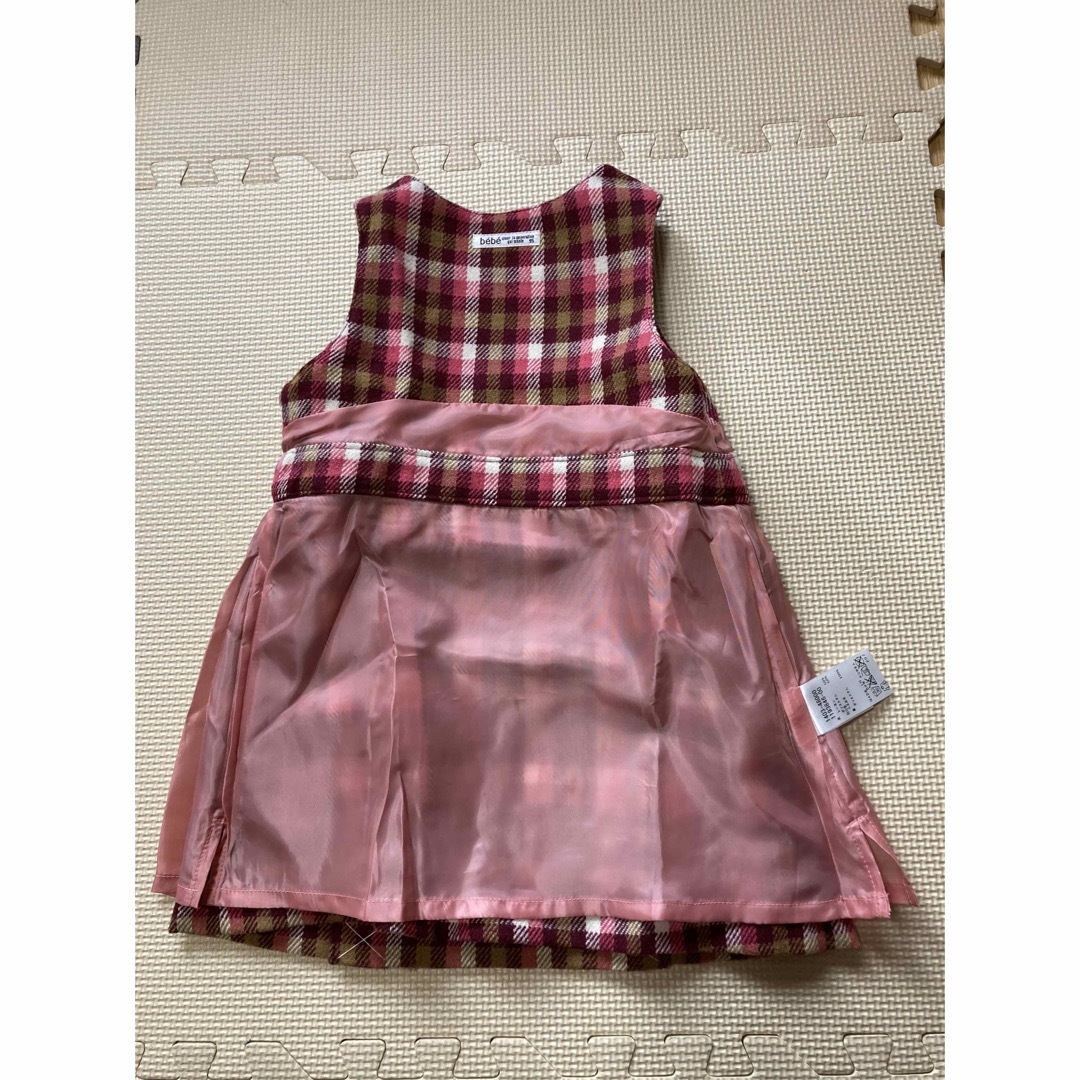 BeBe(ベベ)のbebe ワンピース 95cm キッズ/ベビー/マタニティのキッズ服女の子用(90cm~)(ワンピース)の商品写真