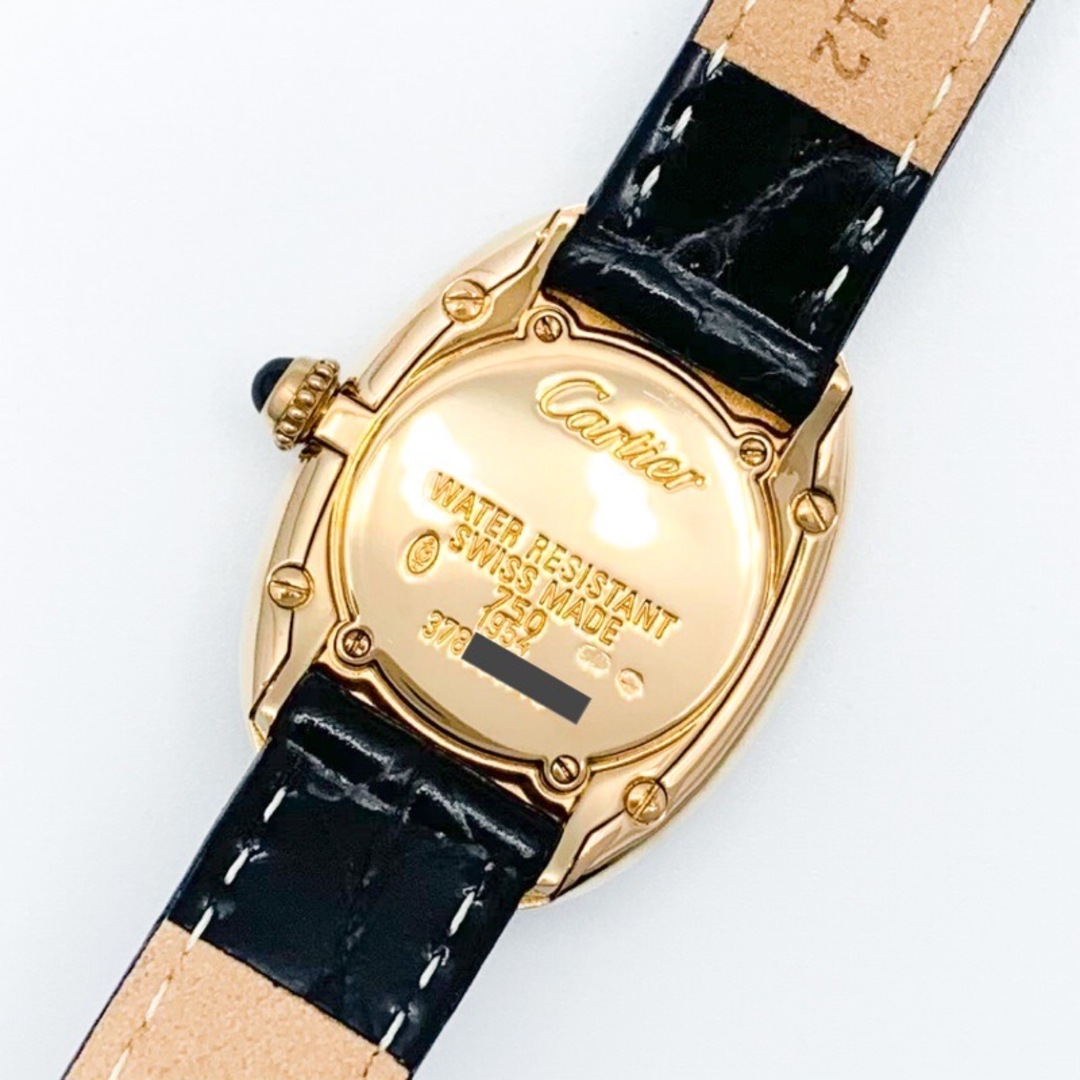 【OH済/ベルト2色】カルティエ ベニュワール K18 YG シルバー文字盤 K18YG レディース 腕時計 CARTIER 時計 4
