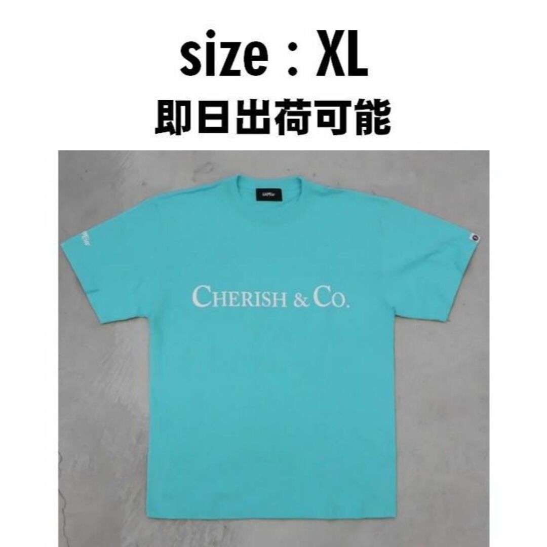 SAPEur CHERISH & CO S/S TEE MINT GREEN メンズのトップス(Tシャツ/カットソー(半袖/袖なし))の商品写真