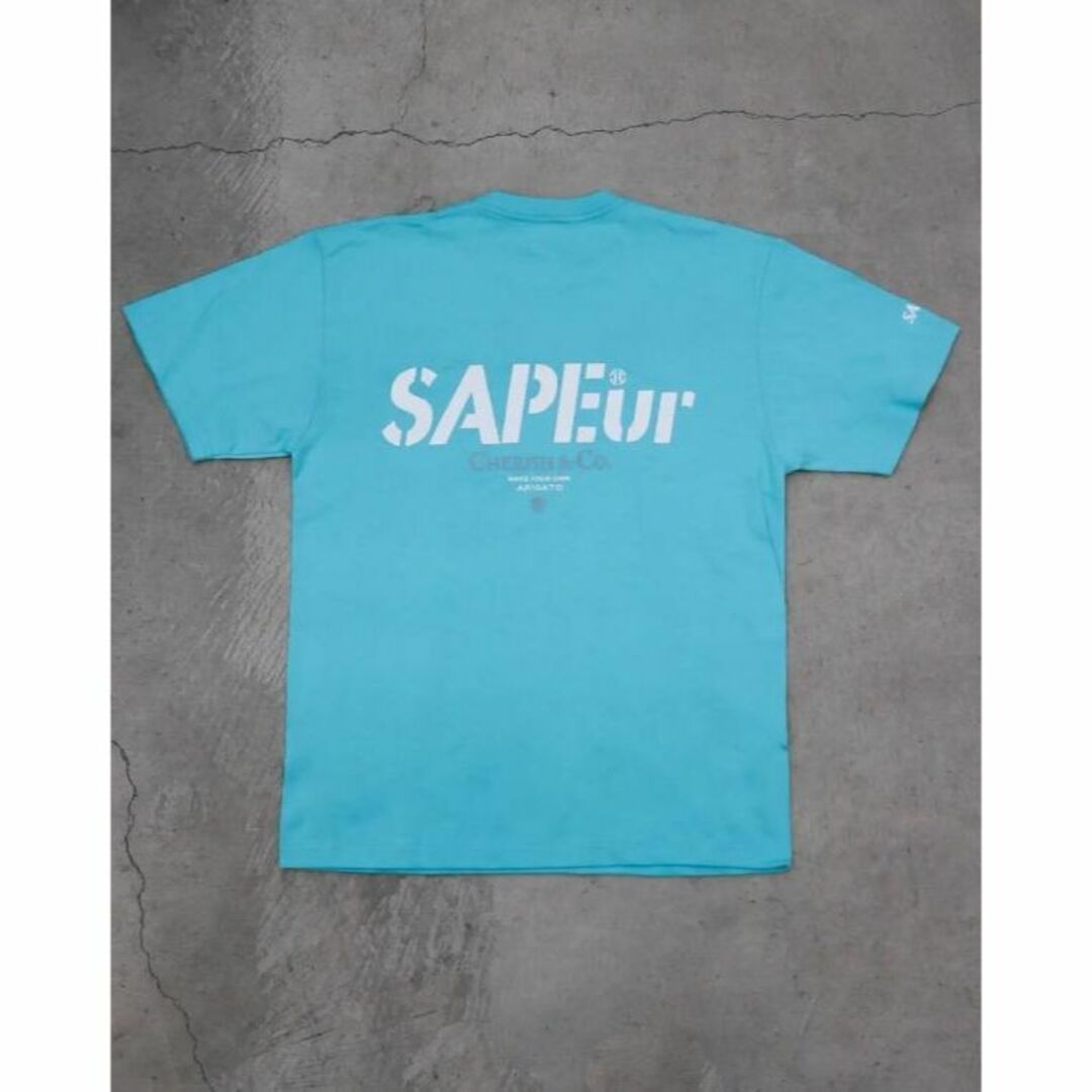 SAPEur CHERISH & CO S/S TEE MINT GREEN メンズのトップス(Tシャツ/カットソー(半袖/袖なし))の商品写真