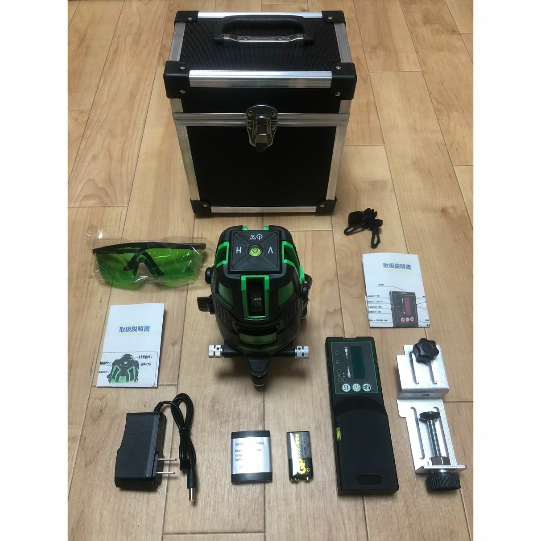 5ライン6点 グリーンレーザー墨出し器墨出し機水準器/測定器/水平器