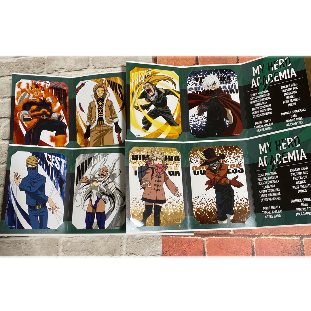 集英社(シュウエイシャ)の僕のヒーローアカデミア 紙類 グッズ エンタメ/ホビーのアニメグッズ(カード)の商品写真