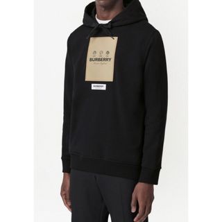 正規新品 23SS BURBERRY バーバリー ロゴラベルアップリケ パーカー