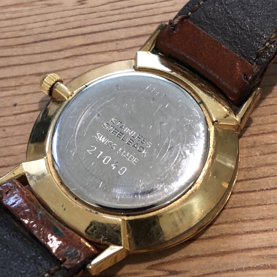 TECHNOS(テクノス)のTECHNOS テクノス 腕時計 スイス製 不動品 メンズの時計(腕時計(アナログ))の商品写真