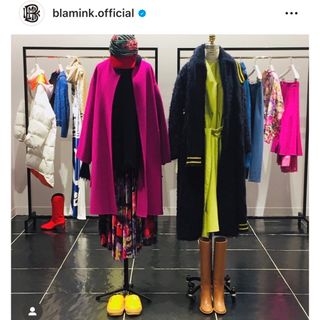 Blamink ブラミンク　ダブルフェイス　ラップコート