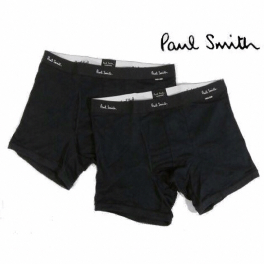 Paul Smith(ポールスミス)の【ポールスミス/Paul Smith】レギュラーボクサーパンツ・LL・ブラック メンズのアンダーウェア(ボクサーパンツ)の商品写真