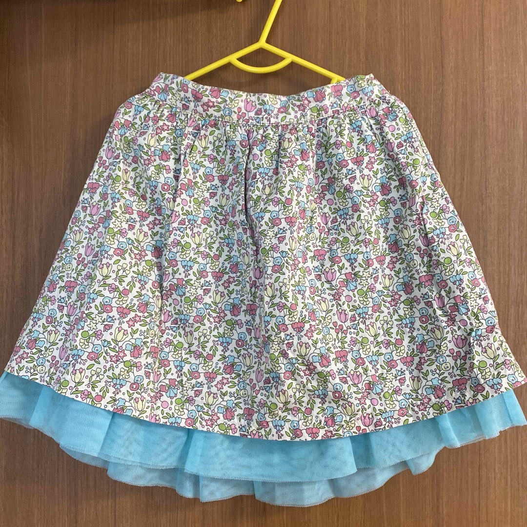 リバティ　キッズスカート キッズ/ベビー/マタニティのキッズ服女の子用(90cm~)(スカート)の商品写真