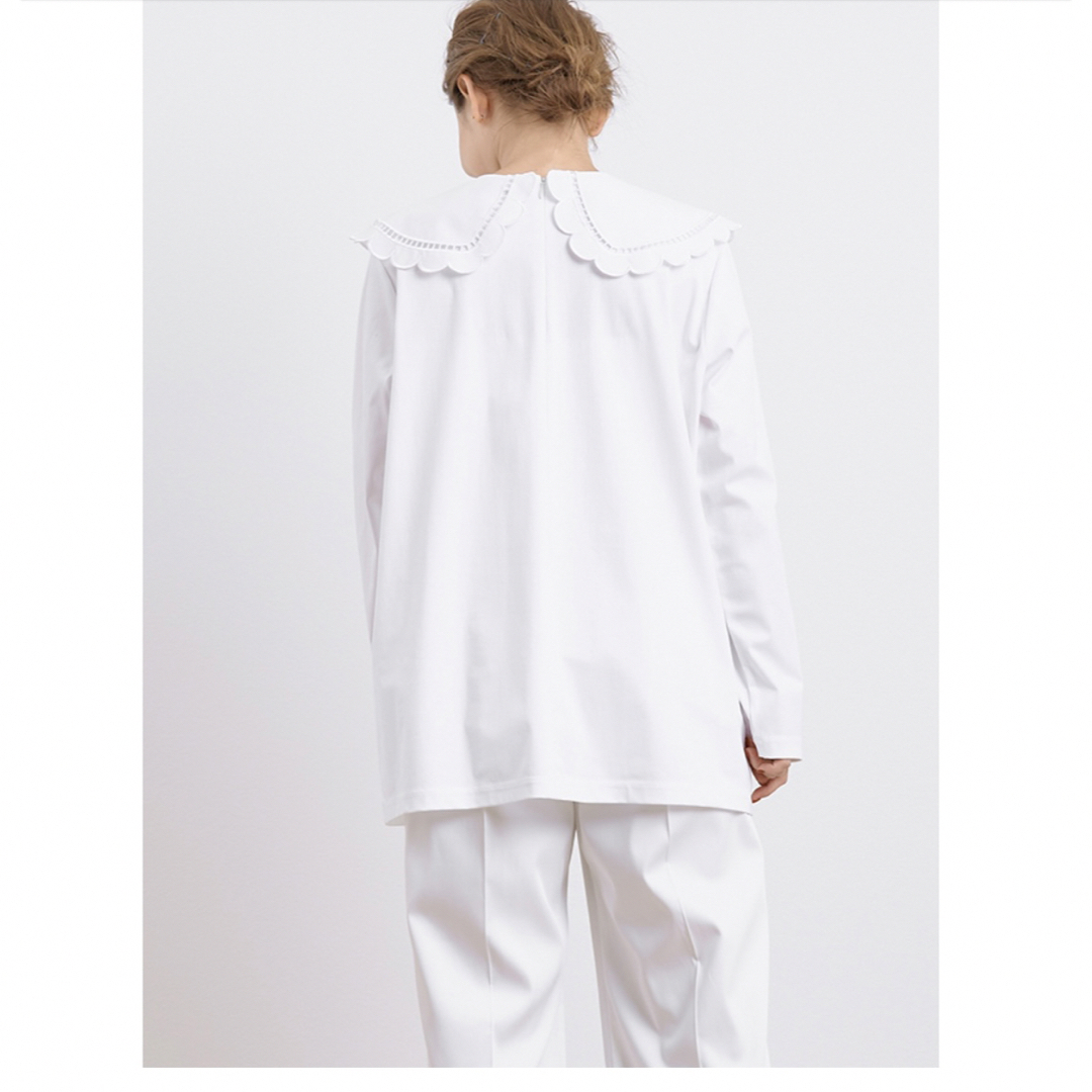 yori スカラップカラーロンTee【2023AW】の通販 by ☺︎|ラクマ