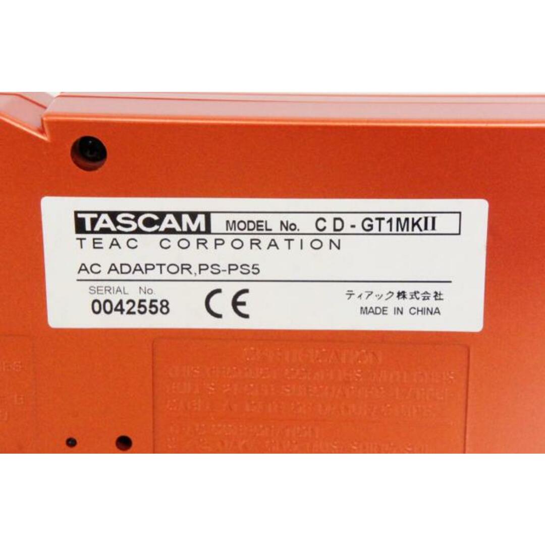 【中古】TASCAMタスカム ポータブルCDギタートレーナー CD-GT1mk2