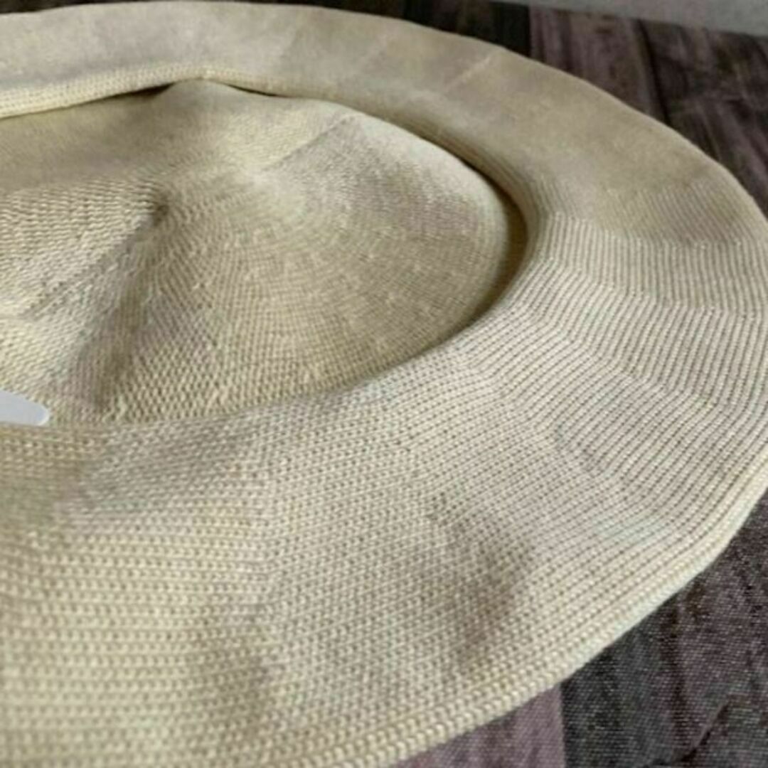 送料込 帽子 日本製 ベレー帽 Mサイズ ニット帽 ニット オールシーズン NA レディースの帽子(ハンチング/ベレー帽)の商品写真