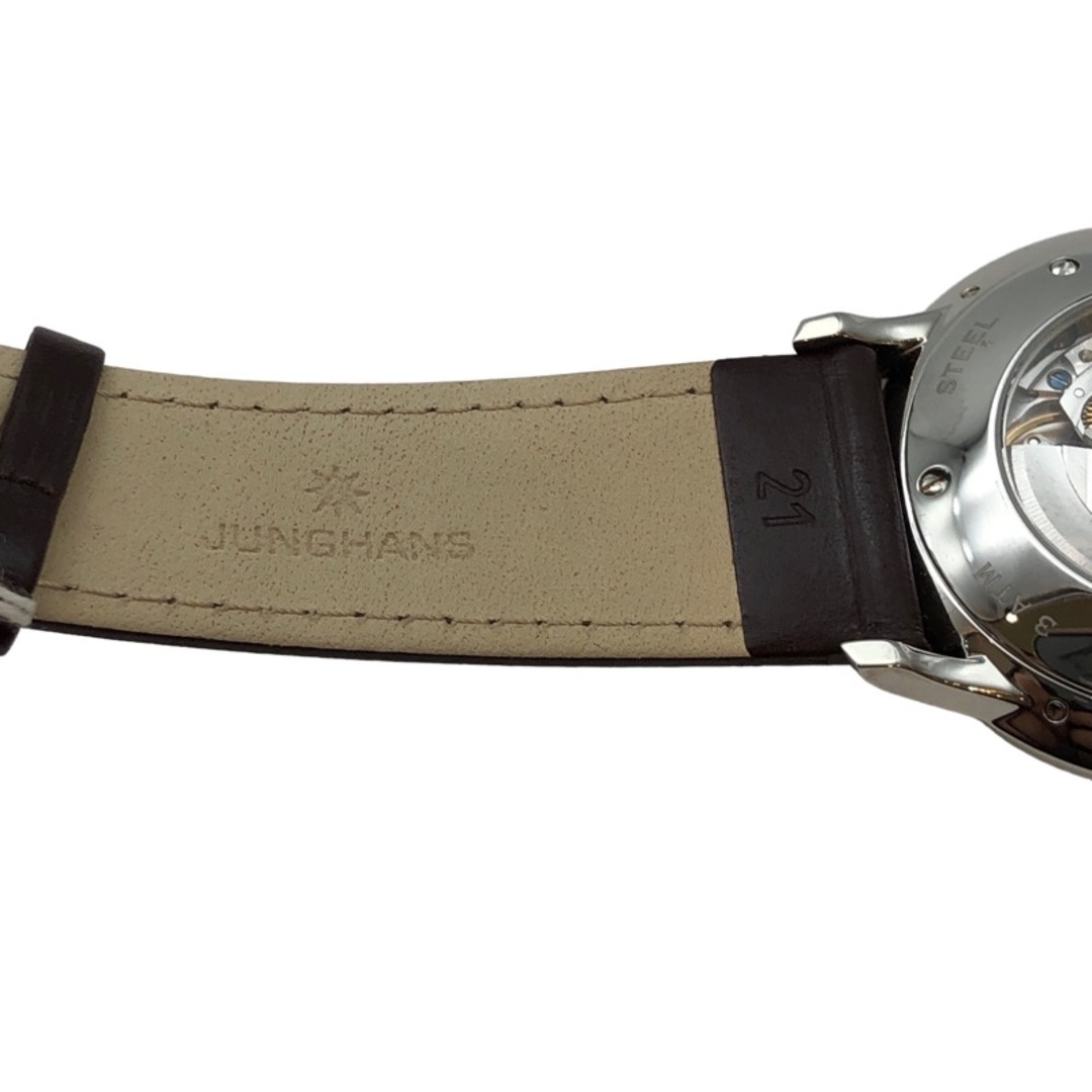 ユンハンス JUNGHANS マイスター カレンダー 027/4200.01 ステンレススチール 自動巻き メンズ 腕時計