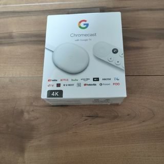 グーグル(Google)のGoogle Chromecast with TV snow/ホワイト(その他)