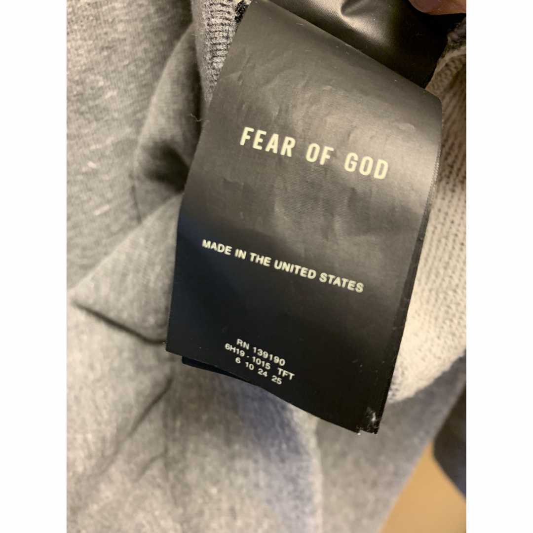 正規 19SS FEAR OF GOD フィア オブ ゴッド ロゴ スウェット-