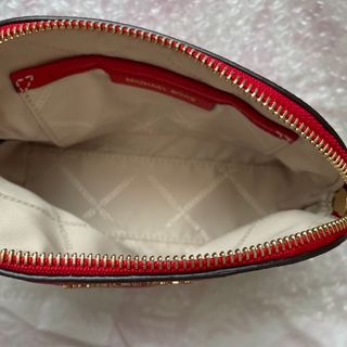 Michael Kors - マイケルコース ポーチ 赤 MICHEAL KORS レザー 新品