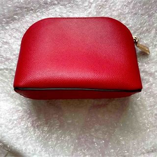Michael Kors - マイケルコース ポーチ 赤 MICHEAL KORS レザー