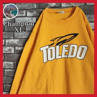 チャンピオン(Champion)の90sChampionチャンピオンオールドデザインプルオーバースウェット長袖ロゴ(スウェット)