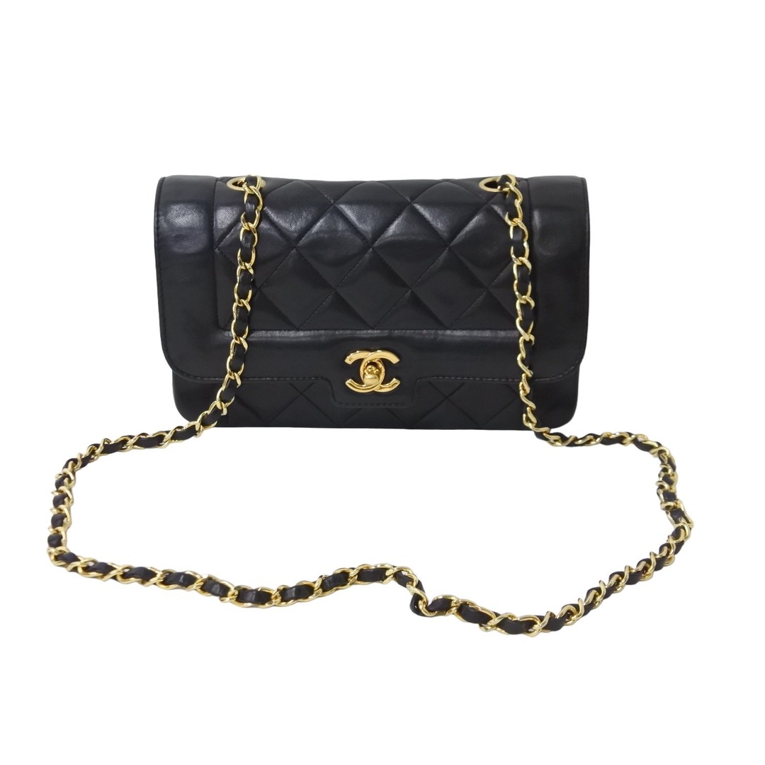 CHANEL シャネル ショルダーバッグ マトラッセ23 ラムスキン シングルフラップ シングルチェーン ゴールド金具 美品  54126