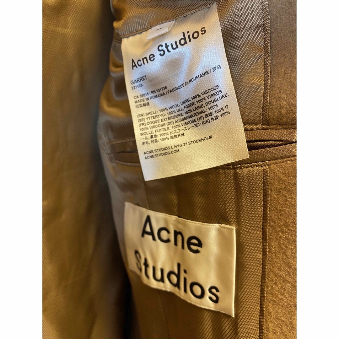 Acne Studios(アクネストゥディオズ)の国内正規 Acne Studios アクネ ストゥディオズ チェスターコート メンズのジャケット/アウター(チェスターコート)の商品写真