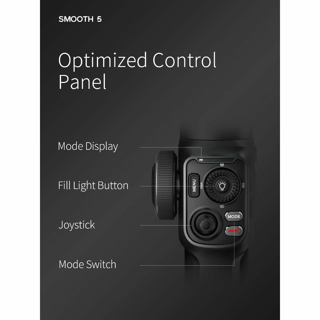 Zhiyun Smooth 5 COMBO 3軸スマホジンバル スタビライザー - その他