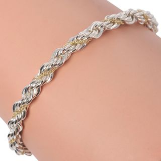 【TIFFANY&Co.】ティファニー ツイスト コンビ シルバー 925×K18