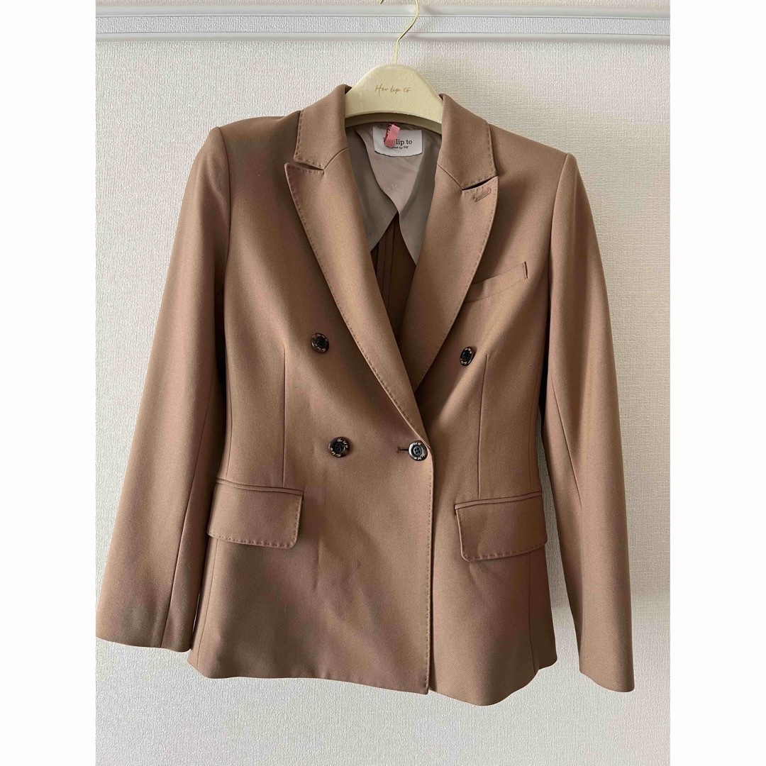 Her lip to - Herlipto Double breasted Blazer camel Sの通販 by あー