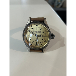 【海軍航空隊】1930年型　メンズ腕時計　アンティーク時計(腕時計(アナログ))