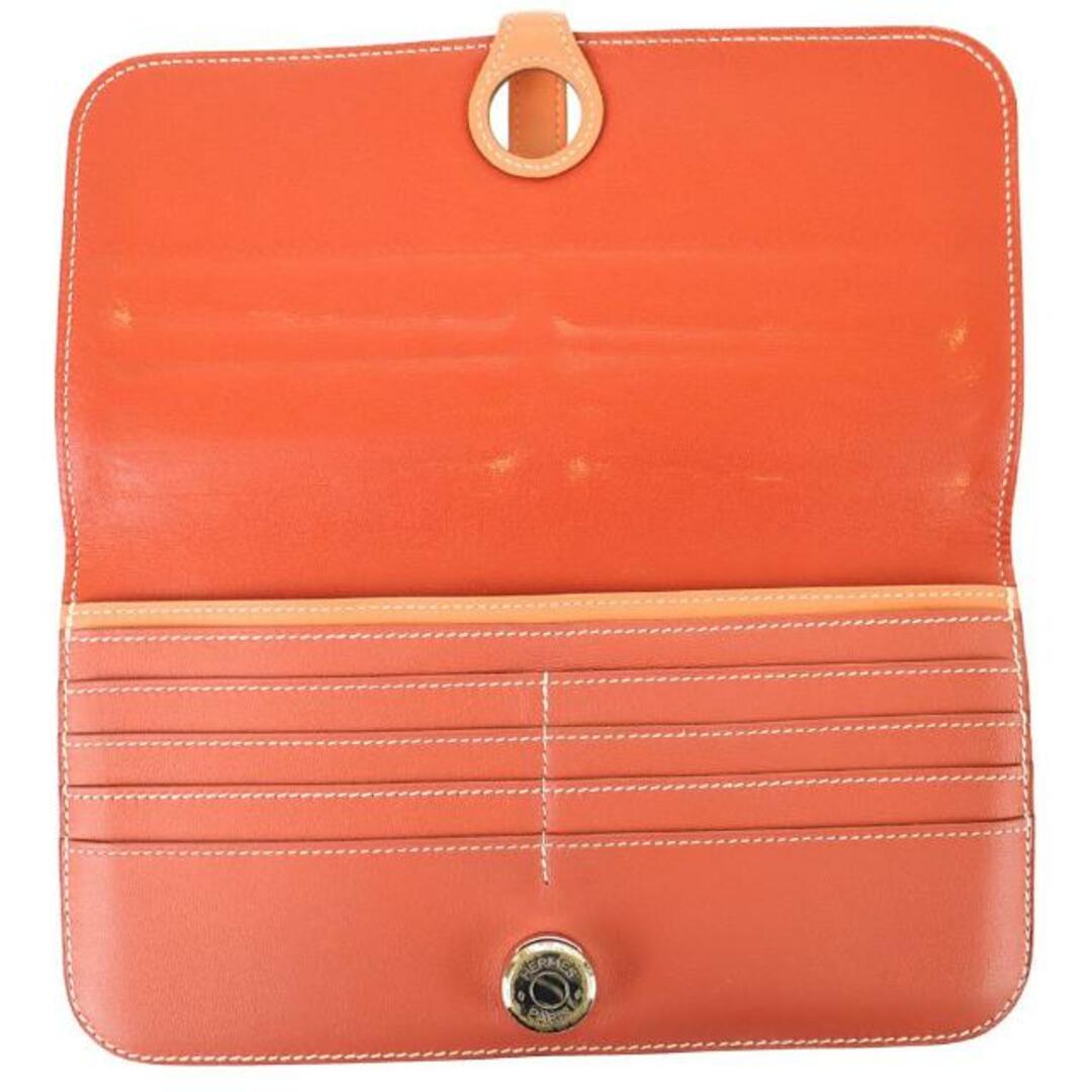 Hermes - エルメス 二つ折り長財布 ドゴン ロング □Q刻印 2013年製造