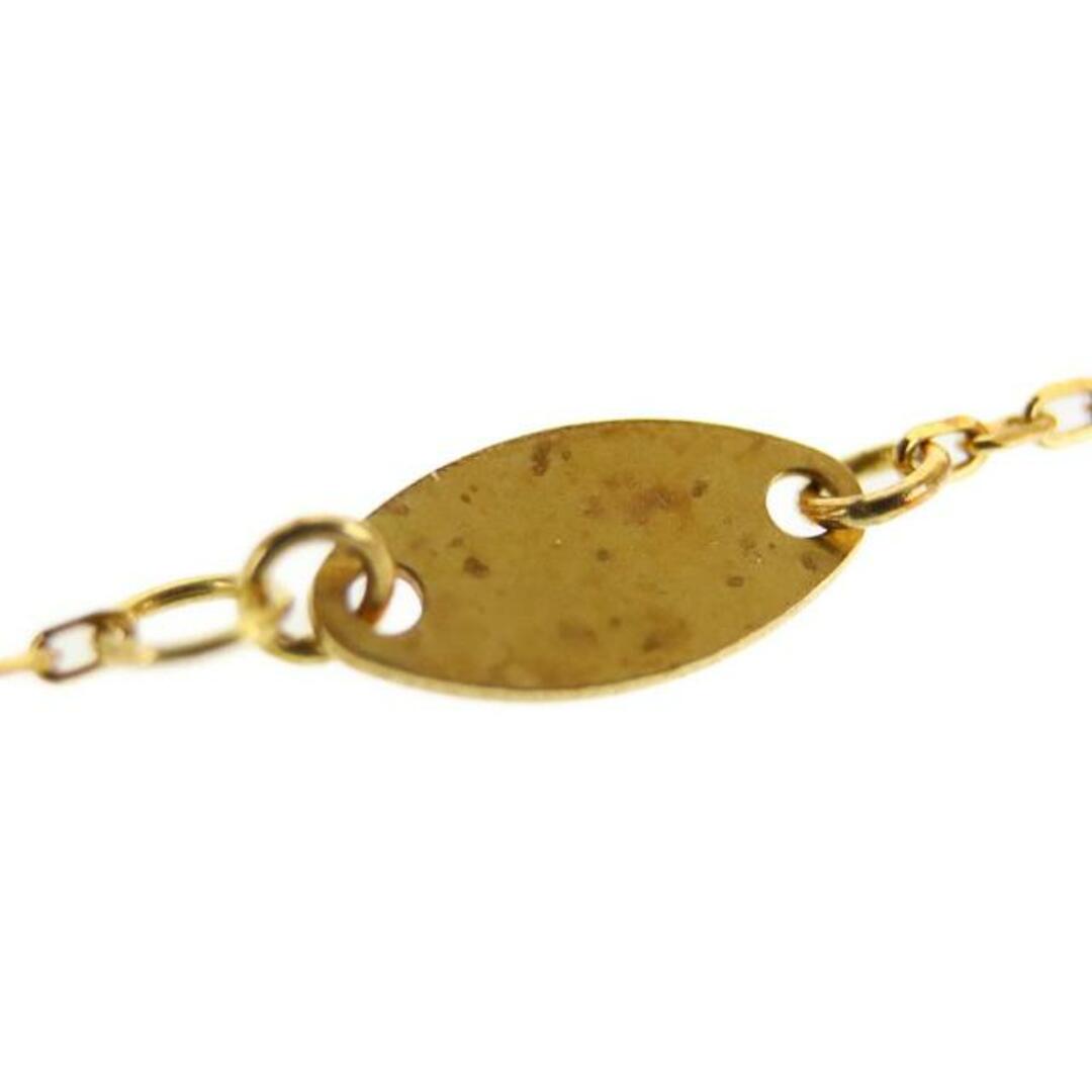 ELLE - エル クロスネックレス 中古 ゴールド K18 ダイヤモンド 0.1ct