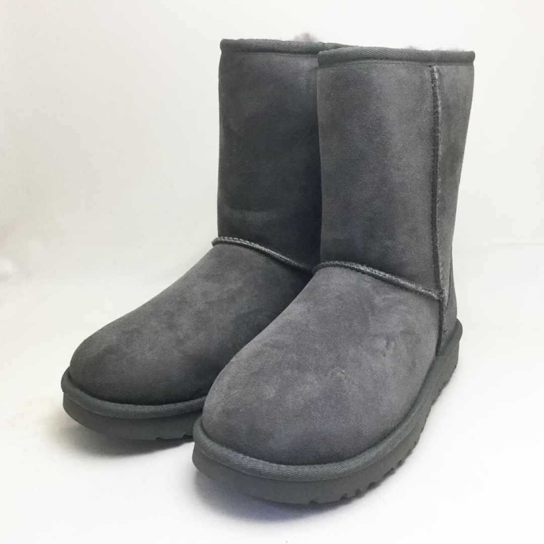 新品UGG レディースブーツ CLASSIC SHORT Ⅱ グレー23.0cm