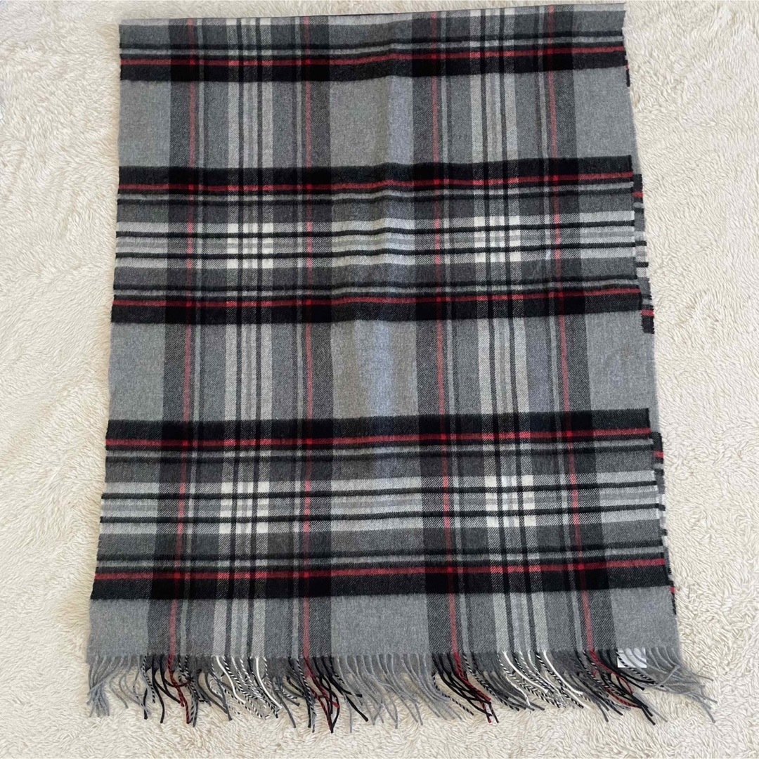 極美品 ジョンストンズ Johnstons セオリー別注カシミア大判ストール-