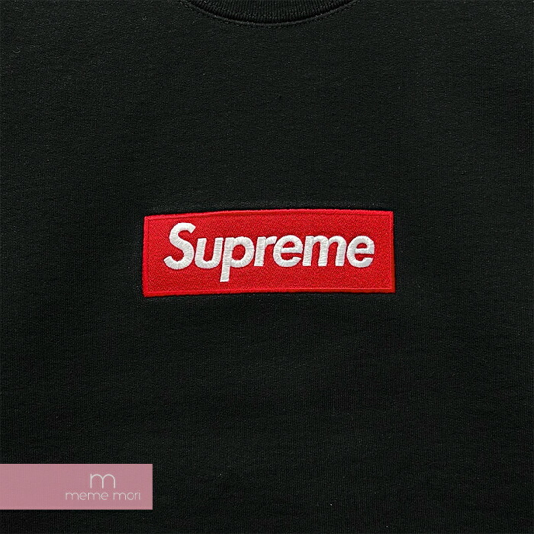 Supreme 2022AW Box Logo Crewneck Black シュプリーム ボックスロゴクルーネック スウェットシャツ トレーナー ブラック サイズM【230911】【新古品】【me04】