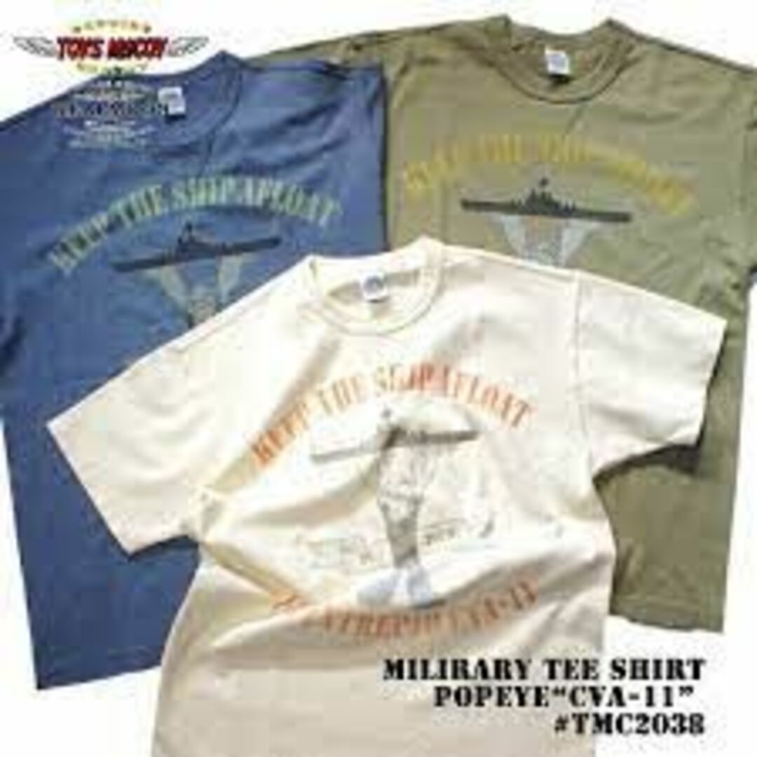 定価以下 トイズマッコイ MILITARY TEE SHIRT POPEYE