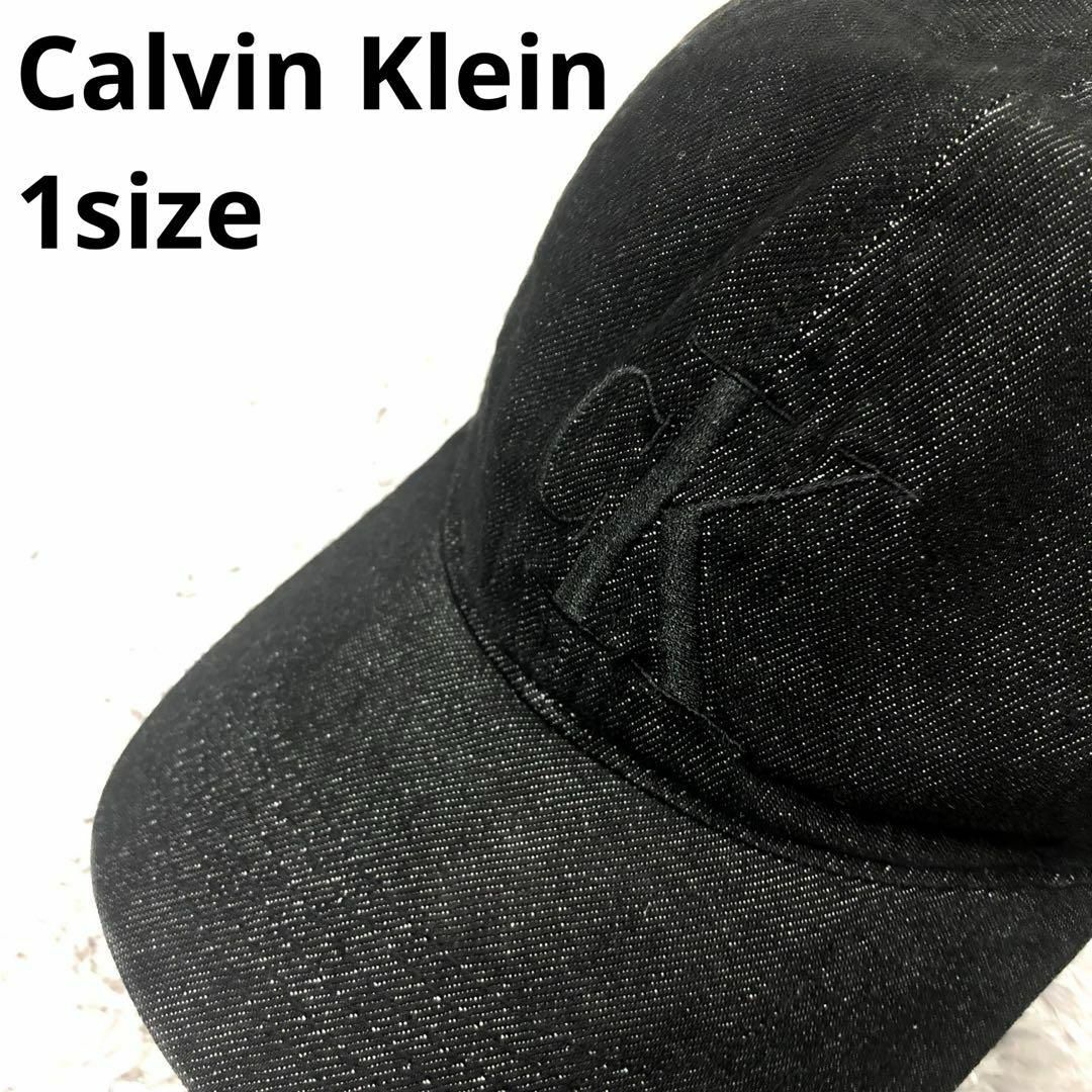 ⭐Calvin Klein⭐カルバンクライン⭐新品 デニムキャップ 黒ジョングク ...